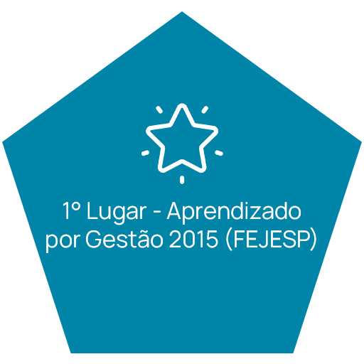 1º Lugar - Aprendizado por Gestão 2015 (FEJESP)